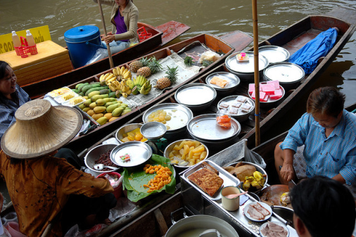 Thailand Floating Food Market